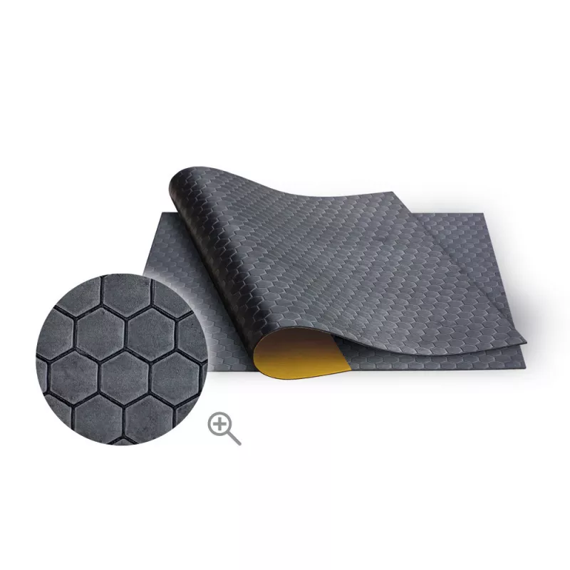 Plaque bitumineuse insonorisante nid d'abeille BOLL 006210