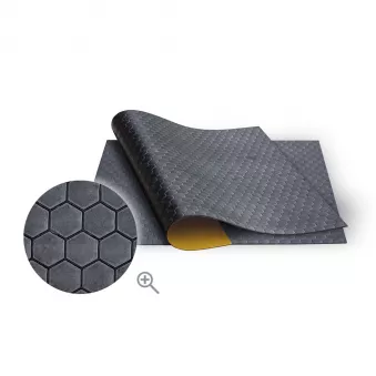Plaque bitumineuse insonorisante nid d'abeille BOLL 006211