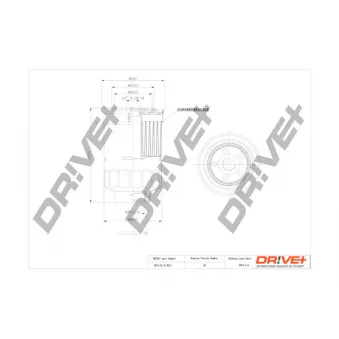Filtre à carburant Dr!ve+ DP1110.13.0211