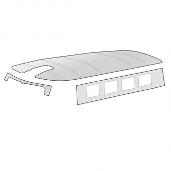 Ciel de toit, blanc YOUNG PARTS 2910-01