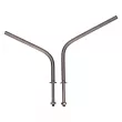 Bras rétroviseur 8.0mm (STD) - inox YOUNG PARTS 0475-550 - Visuel 1