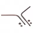 Bras rétroviseur 8.0mm (STD) - inox YOUNG PARTS 0475-550 - Visuel 2