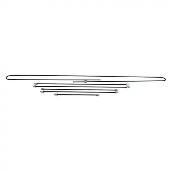 Kit tuyaux freins, IRS, original YOUNG PARTS 1254-04