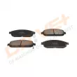 Jeu de 4 plaquettes de frein avant Dr!ve+ DP1010.10.0225 - Visuel 2