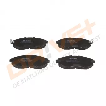 Jeu de 4 plaquettes de frein avant Dr!ve+