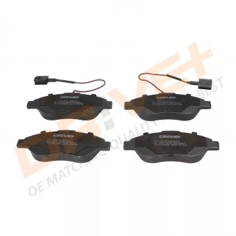 Jeu de 4 plaquettes de frein avant Dr!ve+ DP1010.10.0333
