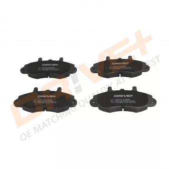 Jeu de 4 plaquettes de frein avant Dr!ve+ DP1010.10.0688