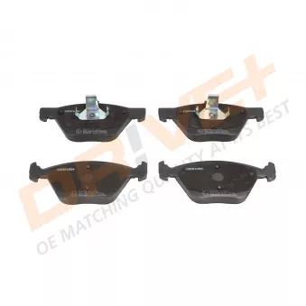 Jeu de 4 plaquettes de frein avant Dr!ve+ DP1010.10.0763