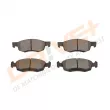 Jeu de 4 plaquettes de frein avant Dr!ve+ DP1010.10.1072 - Visuel 3