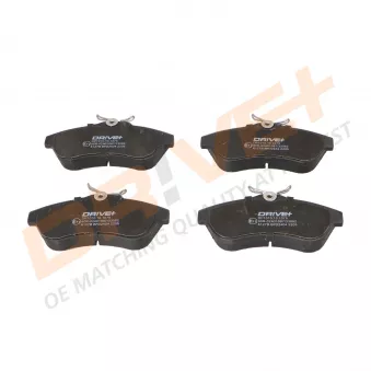 Jeu de 4 plaquettes de frein avant Dr!ve+ DP1010.10.1075