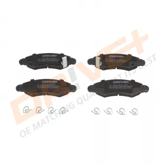 Jeu de 4 plaquettes de frein avant Dr!ve+ DP1010.10.1079