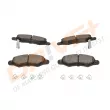 Jeu de 4 plaquettes de frein avant Dr!ve+ DP1010.10.1079 - Visuel 3