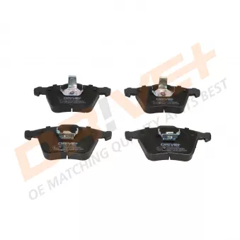 Jeu de 4 plaquettes de frein avant Dr!ve+ DP1010.10.1090