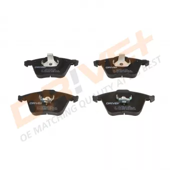 Jeu de 4 plaquettes de frein avant Dr!ve+ DP1010.10.1104