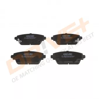 Jeu de 4 plaquettes de frein avant Dr!ve+ DP1010.10.1119