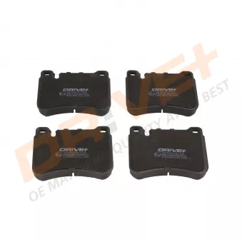 Jeu de 4 plaquettes de frein avant Dr!ve+ DP1010.10.1152