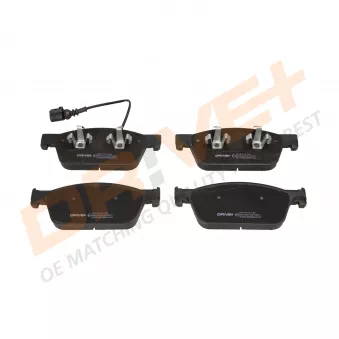 Jeu de 4 plaquettes de frein avant Dr!ve+ DP1010.10.1154