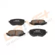 Jeu de 4 plaquettes de frein avant Dr!ve+ DP1010.10.1233 - Visuel 2