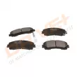 Jeu de 4 plaquettes de frein avant Dr!ve+ DP1010.10.1256 - Visuel 2