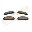 Jeu de 4 plaquettes de frein avant Dr!ve+ DP1010.10.1256 - Visuel 3