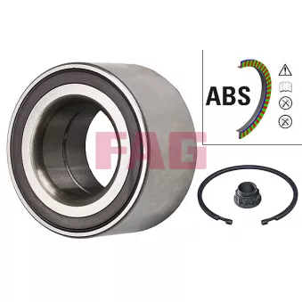 Roulement de roue avant FAG 713 6189 10