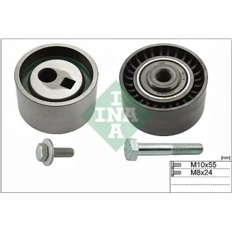 Kit de galets, courroie crantée INA 530 0095 09