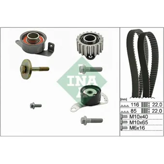 Kit de distribution INA 530 0104 10
