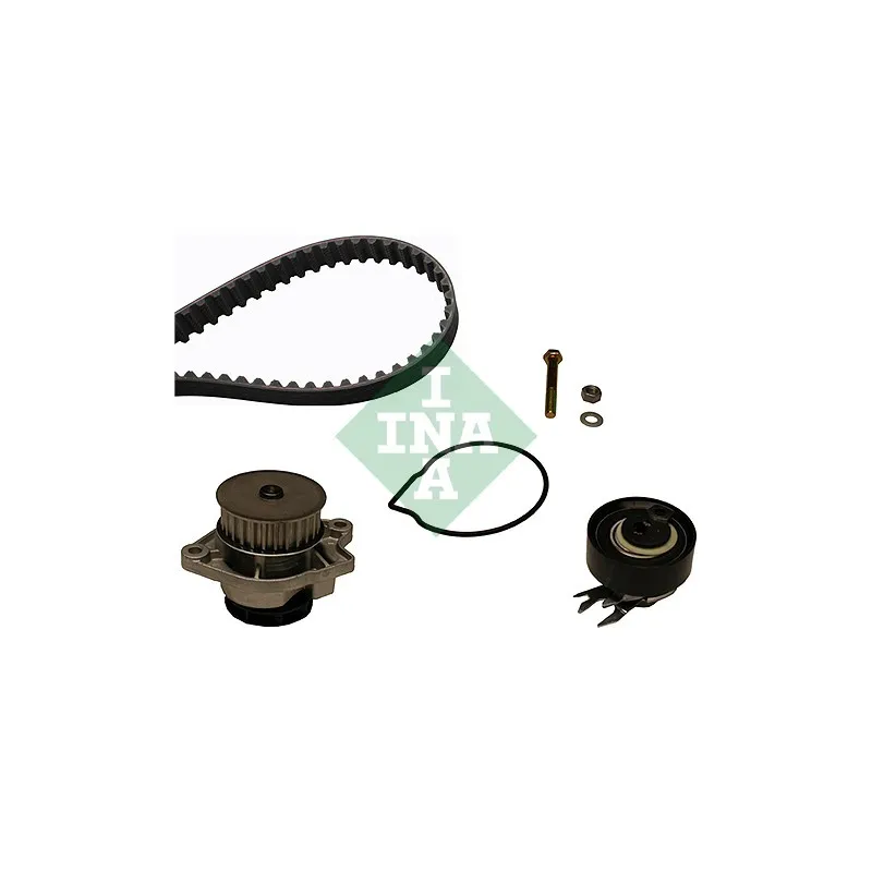 Pompe à eau + kit de courroie de distribution INA 530 0166 31