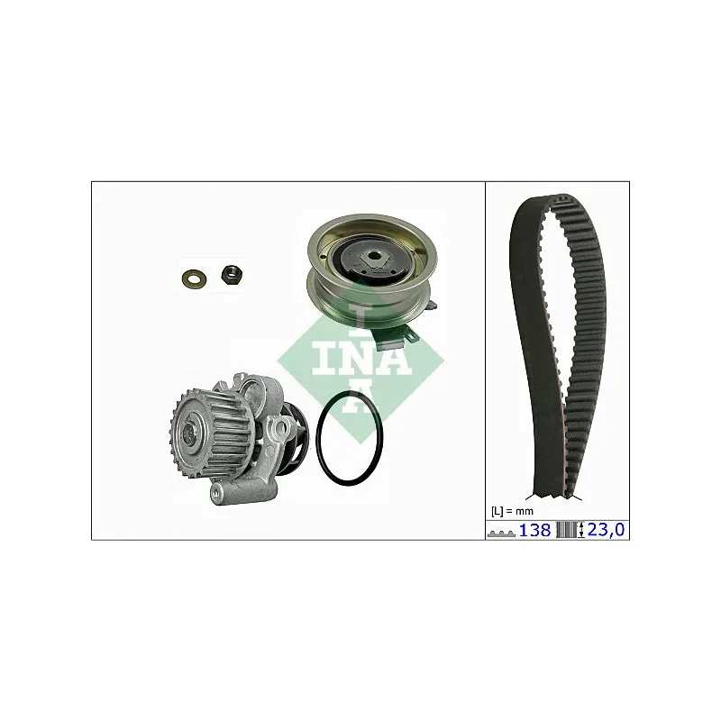 Pompe à eau + kit de courroie de distribution INA 530 0171 30