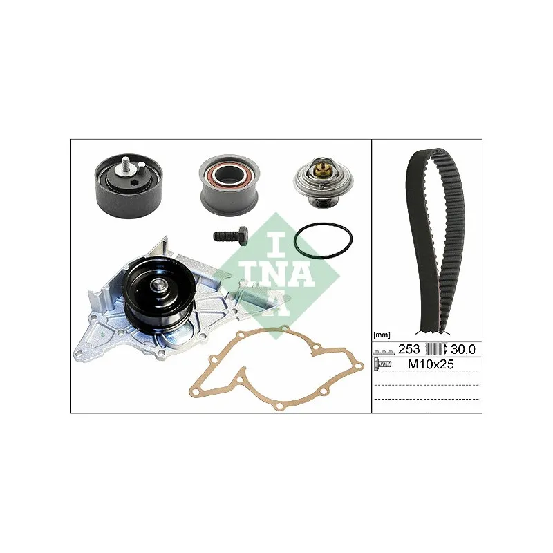 Pompe à eau + kit de courroie de distribution INA 530 0178 31