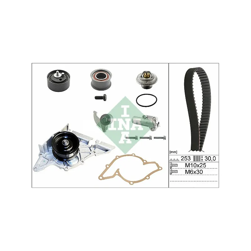 Pompe à eau + kit de courroie de distribution INA 530 0179 30