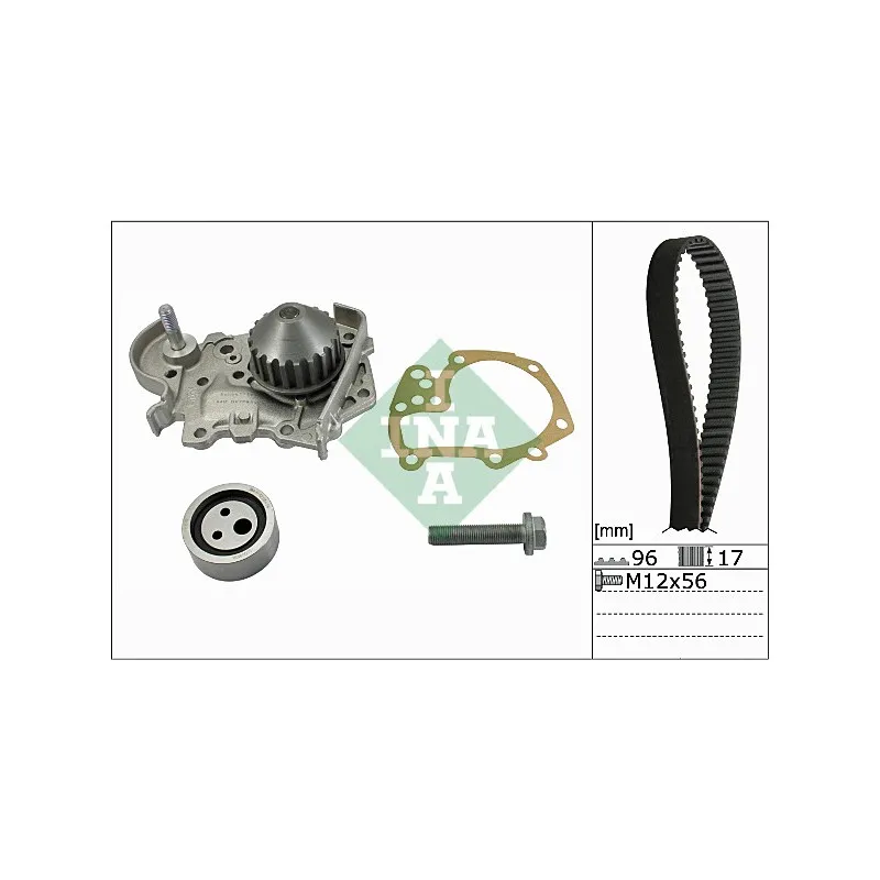 Pompe à eau + kit de courroie de distribution INA 530 0191 31