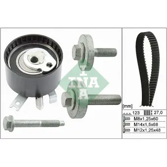Kit de distribution INA 530 0197 10