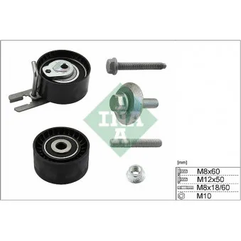 Kit de galets, courroie crantée INA 530 0239 09