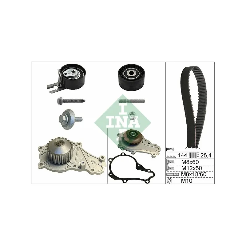 Pompe à eau + kit de courroie de distribution INA 530 0239 30