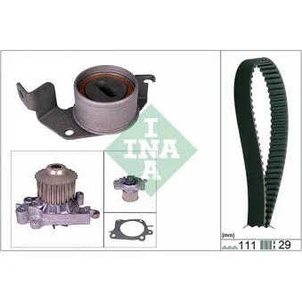 Pompe à eau + kit de courroie de distribution INA 530 0302 30