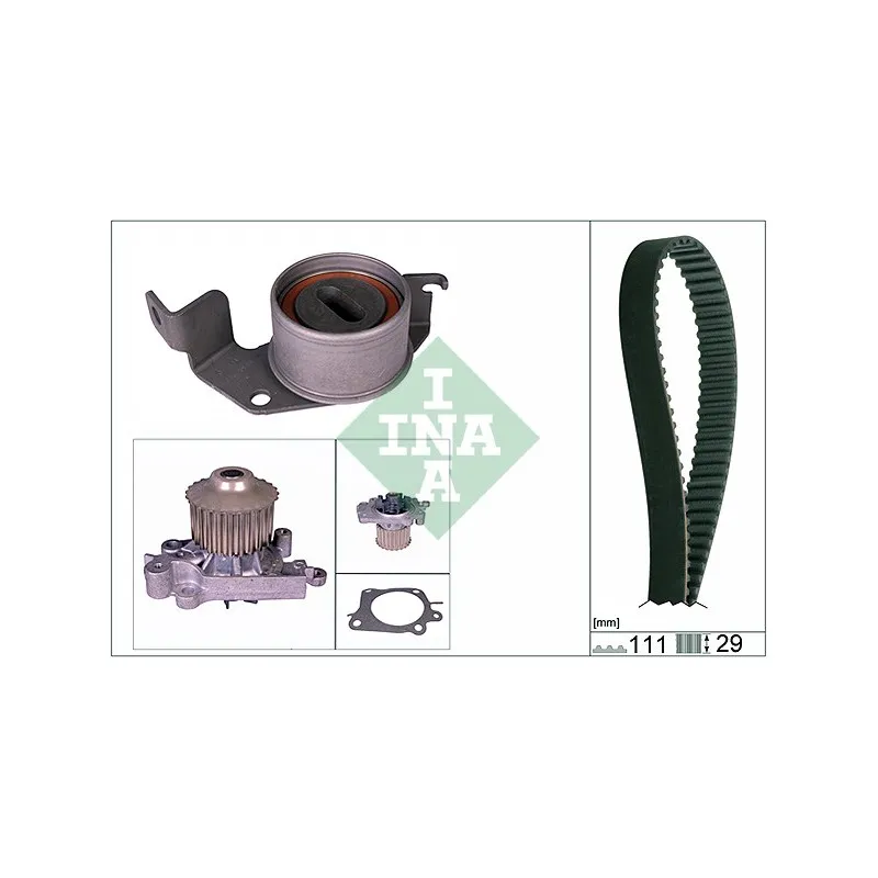 Pompe à eau + kit de courroie de distribution INA 530 0302 30
