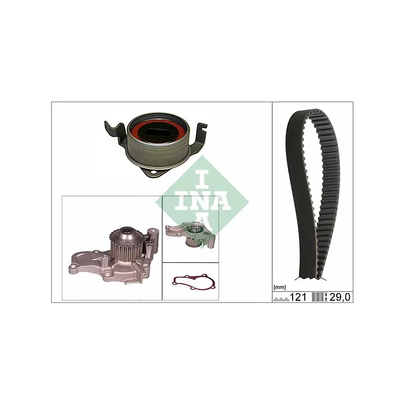Pompe à eau + kit de courroie de distribution INA 530 0309 30
