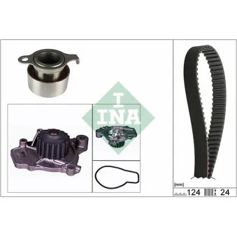 Pompe à eau + kit de courroie de distribution INA 530 0312 30