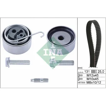 Kit de distribution INA 530 0338 10