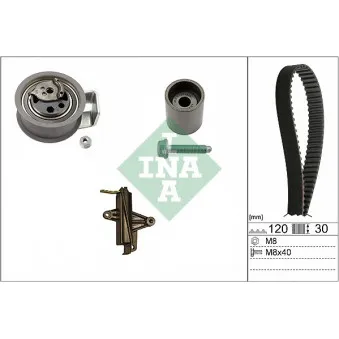Kit de distribution INA 530 0340 10