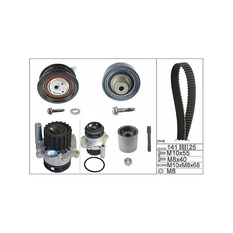 Pompe à eau + kit de courroie de distribution INA 530 0361 32