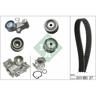 Pompe à eau + kit de courroie de distribution INA 530 0426 30