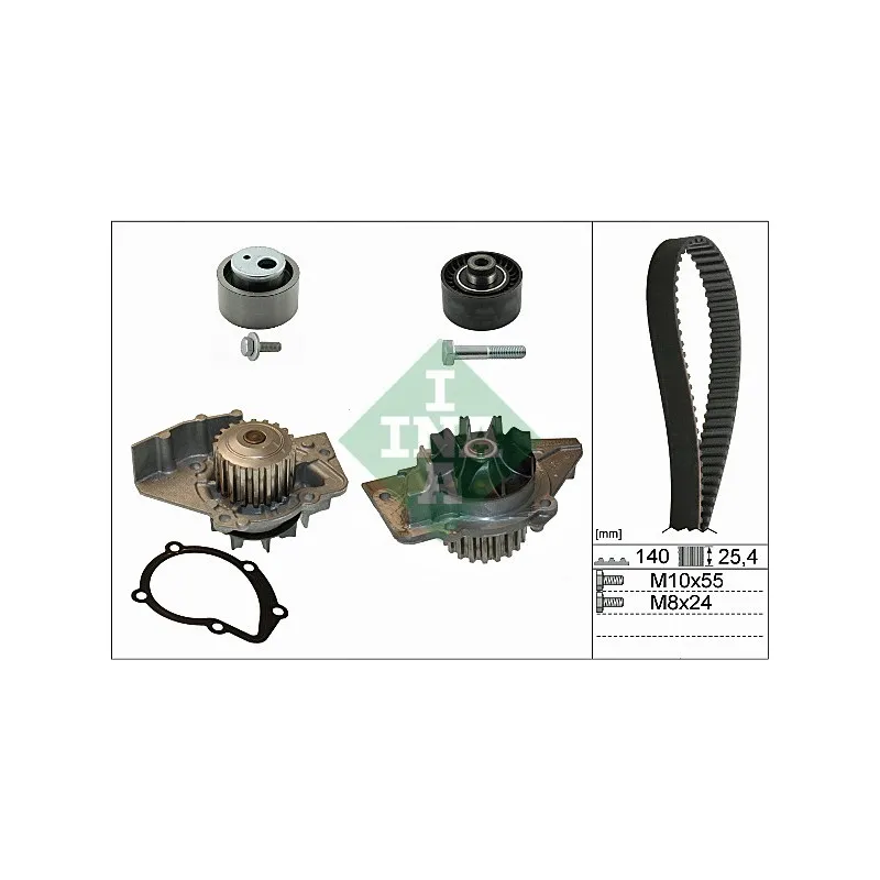 Pompe à eau + kit de courroie de distribution INA 530 0440 30