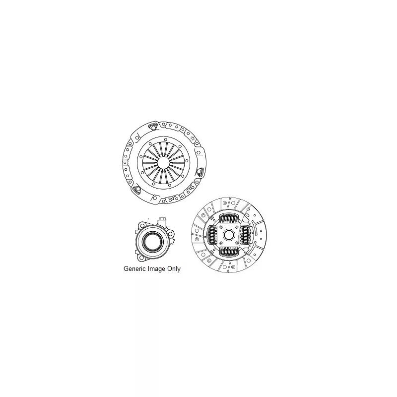 Kit d'embrayage NATIONAL CK9199