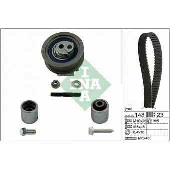 Kit de distribution INA 530 0445 10