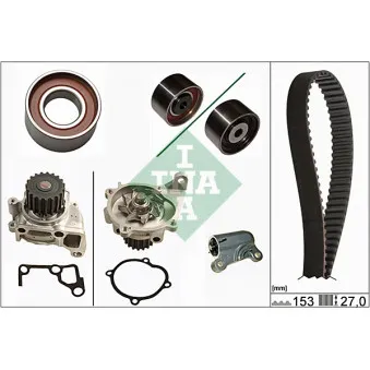 Pompe à eau + kit de courroie de distribution INA 530 0485 30