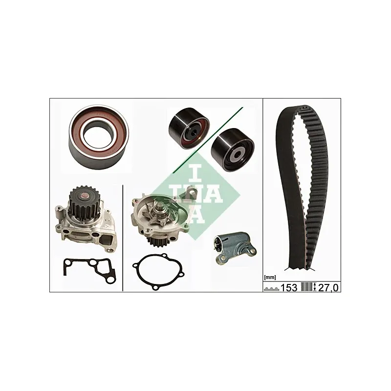 Pompe à eau + kit de courroie de distribution INA 530 0485 30