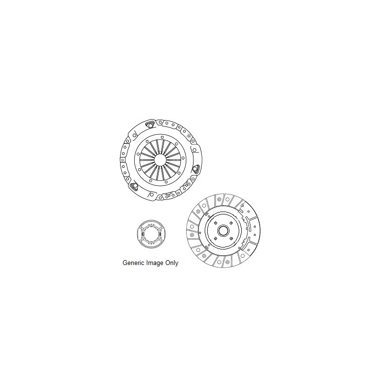 Kit d'embrayage NATIONAL CK9988