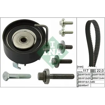 Kit de distribution INA 530 0495 10